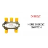 Herz 4x1 950-2400MHz 3dB Diseqc Switch Uydu Birleştirici