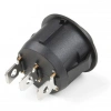 IC-134 Yuvarlak Işıksız On-Off-On 3P Anahtar