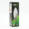 LedX AL-EEL İnce E14 Duy 7 Watt Beyaz Işık Buji LED Ampul