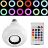 Ledx Al-SPKR Kumandalı Bluetooth Hoparlör Ampul 500 Lümen Rgb Ledli E27 Lamba