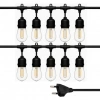 Ledx KB00002 10lu E27 Duy Sıralı 10 Metre Lamba Kablosu (10 Adet Duy İçerir)