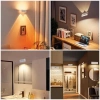 Ledx SK-BD188F Çift Yönlü Hareket Sensörlü Dekoratif Şarjlı Duvar Aplik 2 Mercekli 15 Smd Ledli 3000K-4000K-6500K