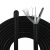 Mag Rg6/U6 Bakır Cu/Cu 80 Tel Siyah Anten Kablosu (100 Metre)