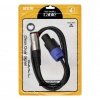 Magicvoice LD384 Specon Erkek - Canon Dişi Çevirici 1 Metre Kablo