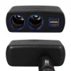 Olesson 1637 12-24V Çift USB Girişli 120W 2li Araç Çakmak Çoklayıcı