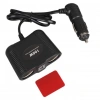 Olesson 1645 12-24V Tek USB Girişli 100W 70cm Kablolu 2li Araç Çakmak Çoklayıcı