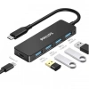 Philips SWR1603G/93 Siyah 20 Cm Kablolu Type-C To 4xUSB 3.0 Çoklayıcı