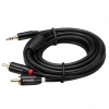 Philips SWR2121B/93 3.5mm Stereo 2 RCA AUX Ses Kablosu 3 Metre Hi-Fi