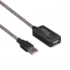 Powermaster PM-4952 30 Metre Şeffaf Korumalı USB 2.0 Uzatma Kablosu
