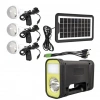 Powermaster GD-12 Akülü Solar Panelli 3 Ampullü Solar Işıldak Fener