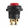 PowerMaster IC-180A-1 22mm Plastik 2P Marş Korna Butonu Kırmızı