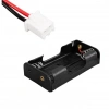 Powermaster IC-233A Plastik Siyah AA 2li Pil Yuvası