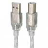Powermaster PM-13012 Şeffaf 1.5 Metre USB 2.0 Yazıcı Kablosu