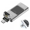 PowerMaster PM-16238 8GB OTG Flash Bellek 4IN1 Lightning Type-C USB-A Micro-USB IOS Android PC Uyumlu