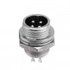 PowerMaster PM-18660 4 Pinli 12mm Erkek Mayk Fiş (M12 - GX12)