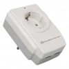 PowerMaster PM-18721 16 Amper - 3680 Watt Tekli Çocuk Korumalı 2 USBLI 1400 Joule Akım Korumalı Priz