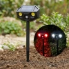 PowerMaster PM-29074 Beyaz ve Kırmızı Renkli Hareket Sensörlü Solar Bahçe Aydınlatması