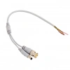 PowerMaster PM-35 Erkek BNC + Power Jacklı 30cm Güvenlik Kamera Kablosu
