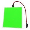 Powermaster PM-37726 100x100mm Elektrominesans (EL) 3V Led Panel Yeşil Aydınlatmalı Esnek Yapı