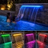 Powermaster PM-37795 Havuz ve Bahçe Şelale Başlığı 90cm RGB LEDli Uzaktan Kontrollü
