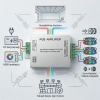 Powermaster PM-4877 12 Volt - 24 Volt 30 Amper RGB Şerit Led Amplifier (Repeater)