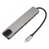 Powermaster Type-C 8in1 HDMI Çok Fonksiyonlu USB 3.0 Dock Station (Macbook - PC - Playstation - Xbox)
