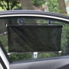 Sunup SN-22132 Araç İçi Otomatik Geri Sarımlı Katlanabilir Gözenekli Güneşlik 40x125cm