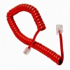 Telefon Spiral Kablo Kırmızı