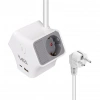 Vea VE-G903YC 3lü USB+ Type-C Girişli Anahtarlı 1.5 Metre Grup Priz