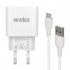 Weko WK-21436 2.1 Amper Telefon Şarj Adaptörü + Micro USB Kablo