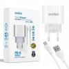 Weko WK-21441 PDU QC 3.0 Amper Telefon Şarj Adaptörü + Micro USB Kablo