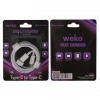Weko WK-29906 Beyaz 1 Metre Type-C to Type-C Şarj - Data Aktarım Kablosu