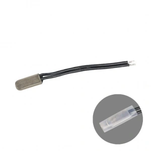 120°C 5A Kablolu Metal Gövdeli Termik Sigorta (Thermal Fuse)