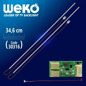 17 inç 57 Ledli 34 Cm Universal Monitör E-Led Takımı