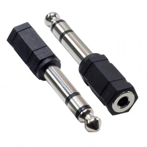6,3 mm Stereo Erkek-3,5 mm Stereo Dişi Çevirici