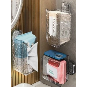 Sunup SN-26822 Çok Amaçlı Duvar Tipi Islak Mendil Tutucu Raf