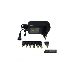 Adaptör 12V 2A Kademeli Çok Uçlu 3122 Fully