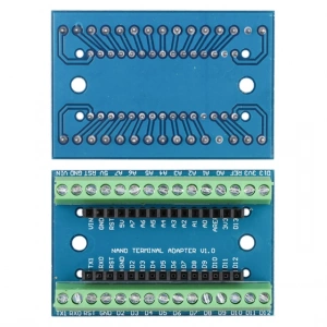 Arduino Nano Terminal Adapter V1.0 (Klemens Genişletme Modülü)