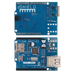 Arduino W5100 Ethernet Shield ve Micro SD Kart Modülü