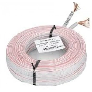 BOTECH 2x0.75mm CCAM 48 Tel Beyaz-Kırmızı Kodlu (1 Metre ) Hoparlör Ses Kablosu