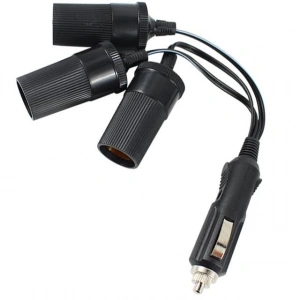 Powermaster PM-2163 3lü Araç Çakmaklık Çoğaltıcı 12V/24V Esnek Oto Çoklu Priz