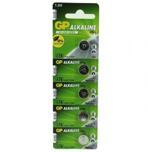 GP A76 LR44 Kartela 5li Pil