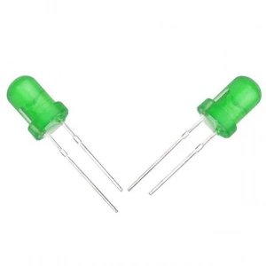 Halmet Mantar Led 5mm Yeşil Mat