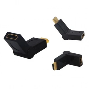 HDMI Erkek Dişi L Tip Ara Oynar Başlık