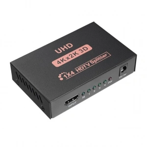 Hytech HY-LU4 4 Port 4Kx2K HDMI Splitter Dağıtıcı