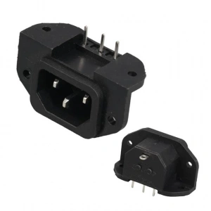 IC-212C C14 Power Soket Erkek Kulaklı 90C Pcb