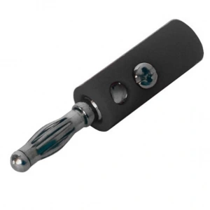 IC-238A Fiş Banan Jack Siyah CX-03