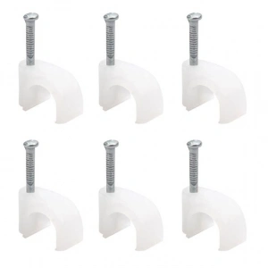 Kroşe 1 Numara Çelik Çivili 4 Mm (Kordon Kabloları İçin) 100lü Poşet Powermaster