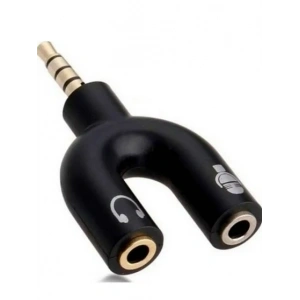 Kulaklık Mikrofon Birleştirici Adaptör 3.5mm Ayırıcı Aparat