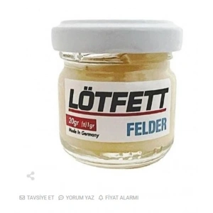 Lötfett 20 Gram Cam Şişede Lehim Pastası